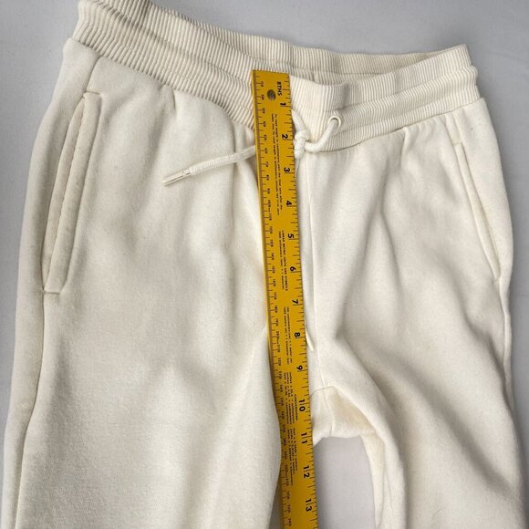 90 Degree Cream Jogger Sweatpants Workout Gym Stretch Drawstring Waist Women S - Picture 10 of 13